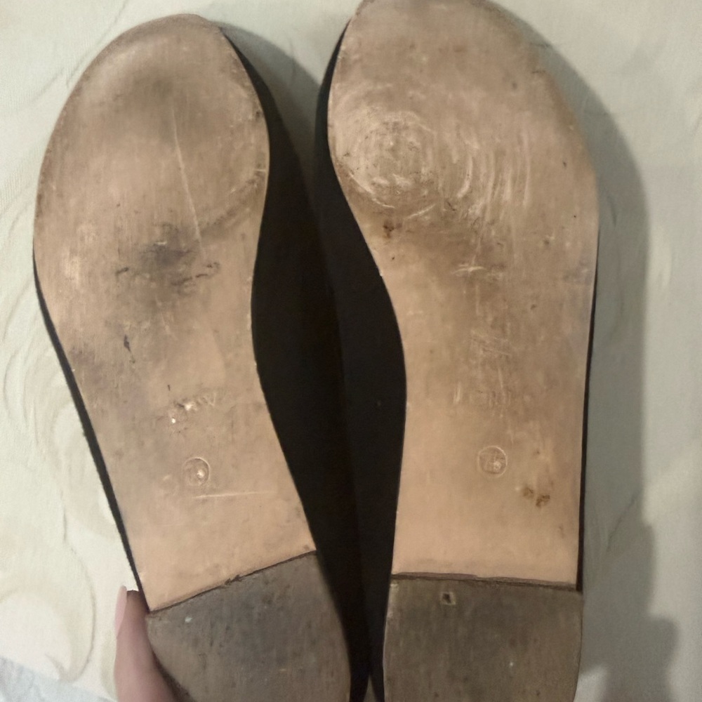 J.Crew Black‎ Suede Tassel Loafers Flats Size 7.5 - Picture 4 of 6